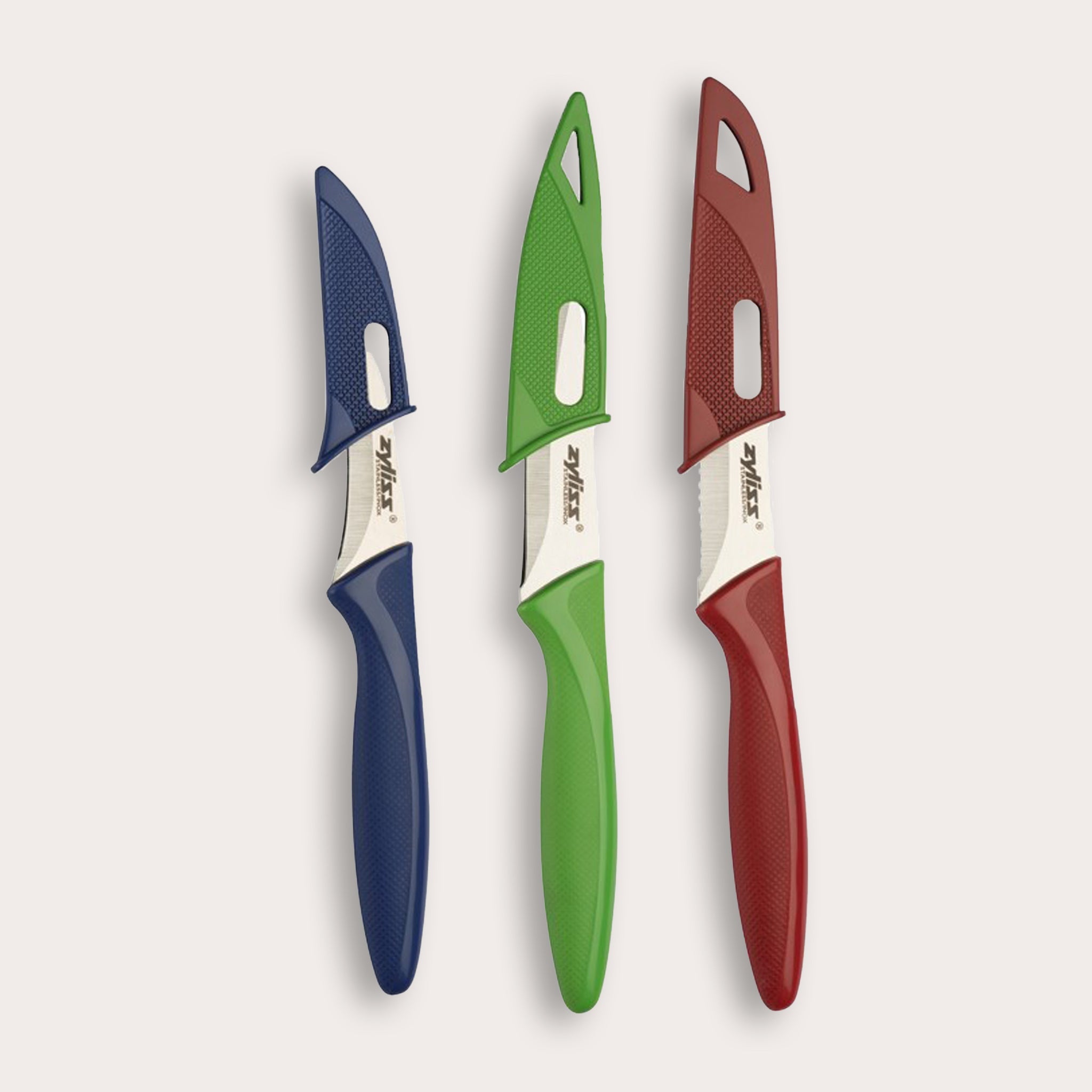 Zyliss 3 Piece peeling paring knife set