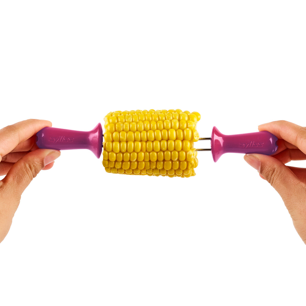Zyliss Opaque interlocking corn holders six