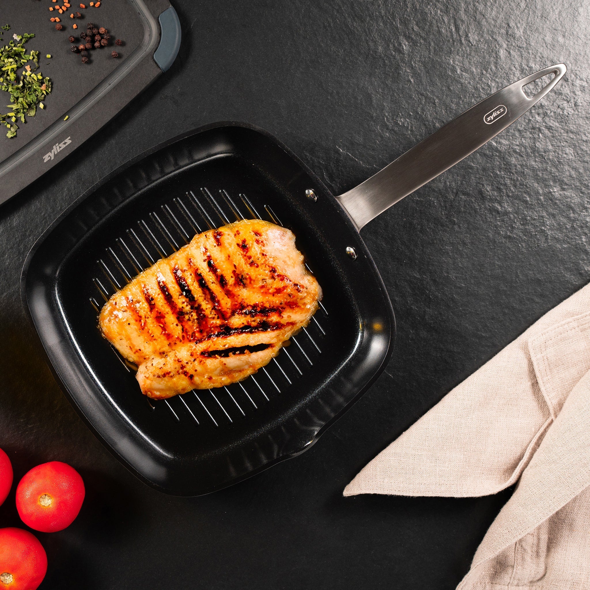 Zyliss Ultimate Pro Ceramic Square Grill Pan