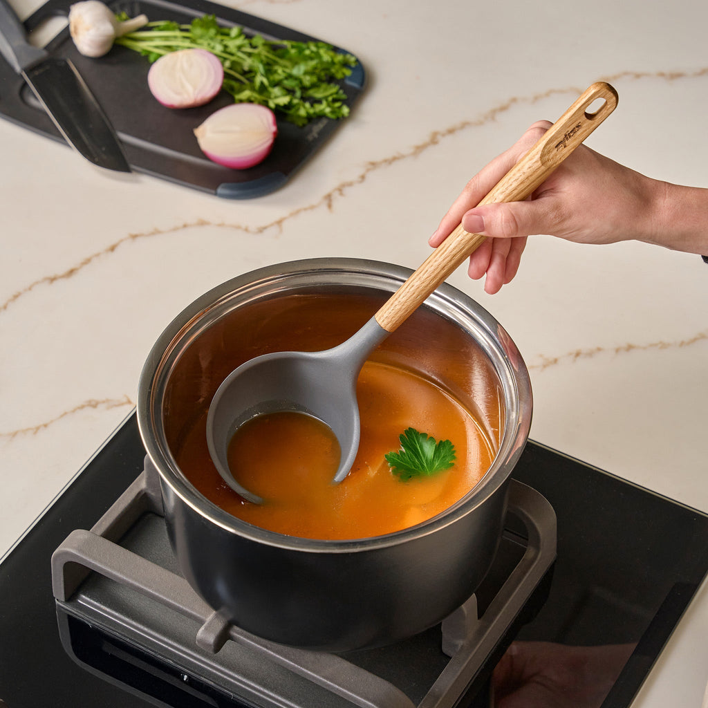 Zyliss Oak Wood Ladle Large