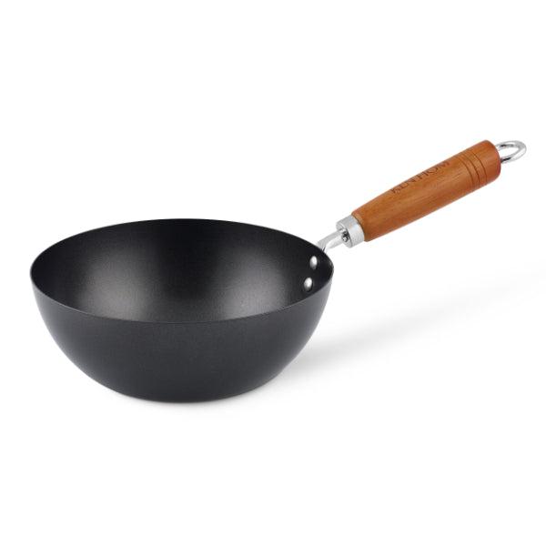 Ken Hom Classic Non-Stick Carbon Steel Mini Wok, 8 in