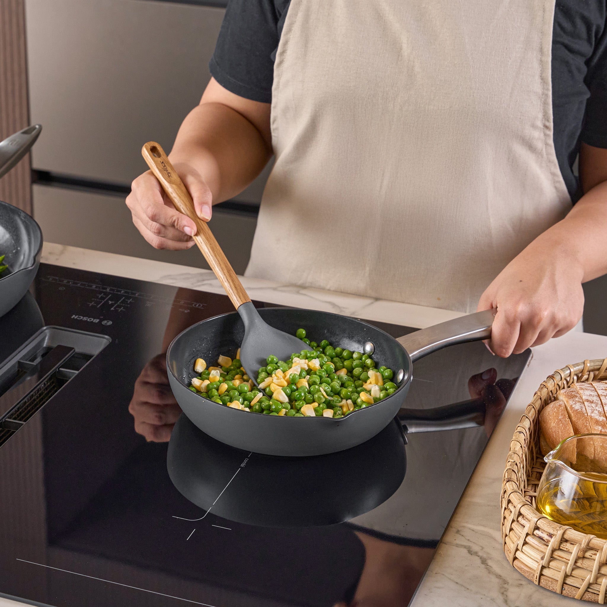 Zyliss Oak Wood Spoon Large