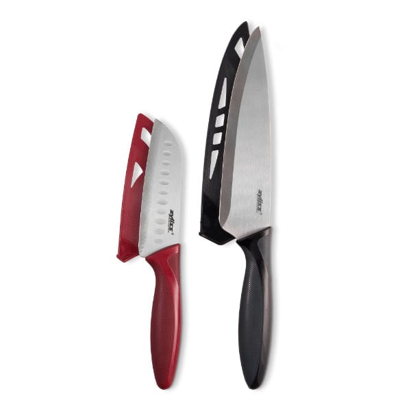 Zyliss 2 Piece chef and santoku knife set