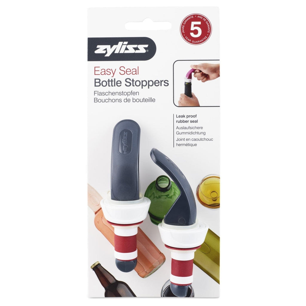 Zyliss Bottle stoppers grey red