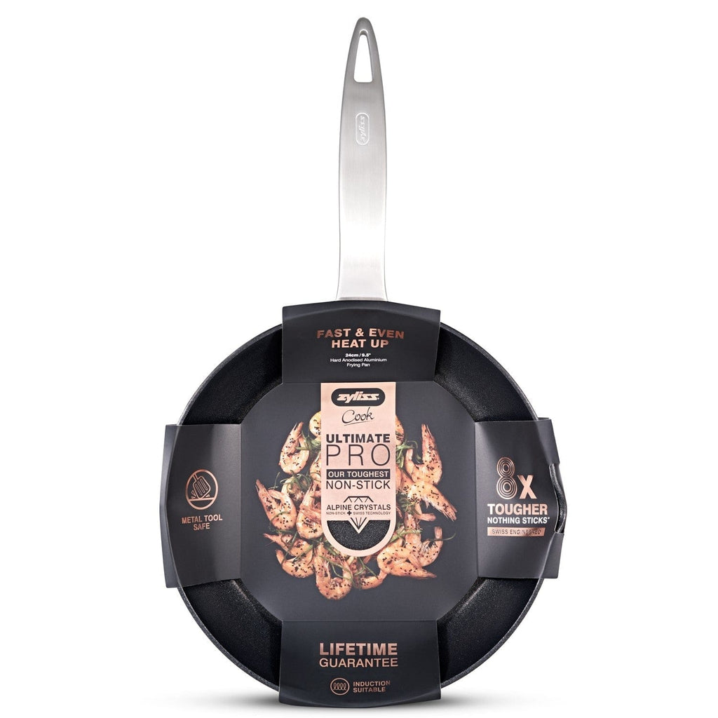 Zyliss Ultimate Pro Nonstick 9.5 inch Frying Pan with Pour Spout